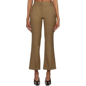 Elleme Paris Khaki Tailored Trousers